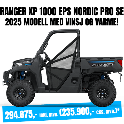 Polaris Ranger XP1000 Nordic SE prisplakat