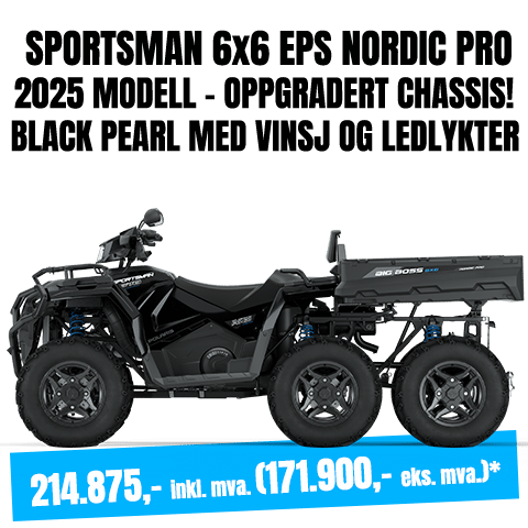 Ny 20205 modell Polaris Sportsman 6x6 LE