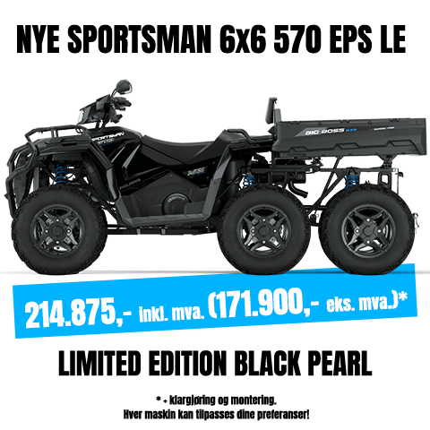 Ny 20205 modell Polaris Sportsman 6x6 LE