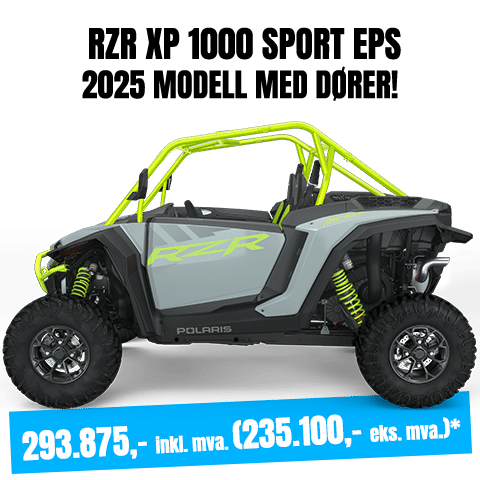 RZR XP1000 SPORT EPS UTV 2025 prisplakat