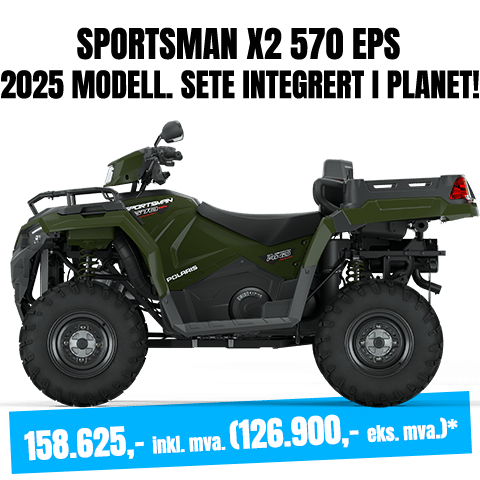 Polaris Sportsman 2025 modell X2 plakat