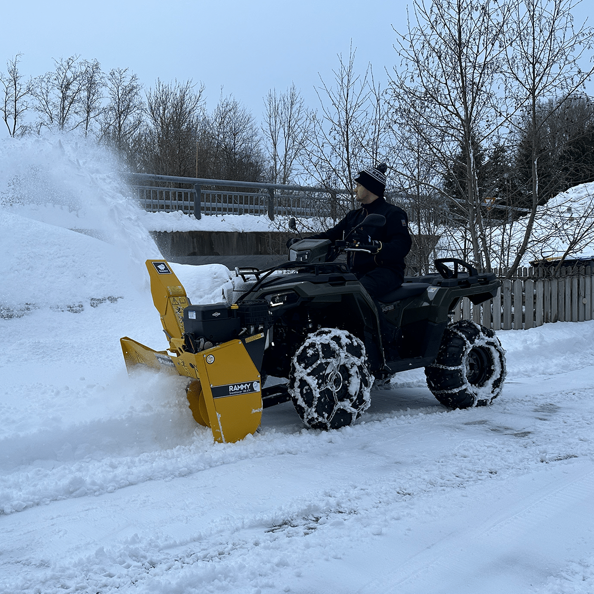 Rammy PRO snøfreser til ATV fra NTS