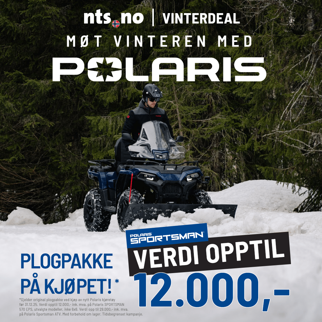 Plogpakke ved kjøp av ny Polaris Sportsman 570 EPS ATV