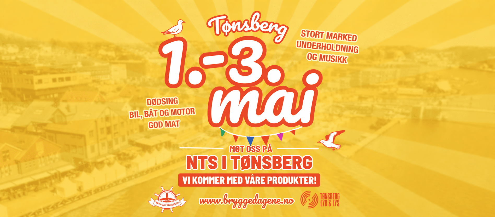 Bryggedagene Tønsberg - vi kommer. 
